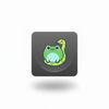 Frog Snake Button Logo